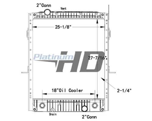 FREIGHTLINER MT45 RADIATOR ASSEMBLY