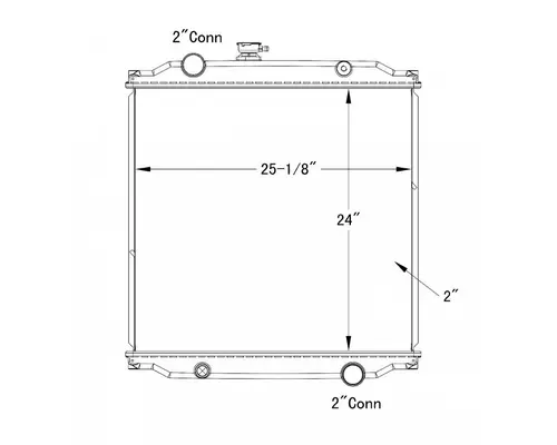 FREIGHTLINER MT45 RADIATOR ASSEMBLY