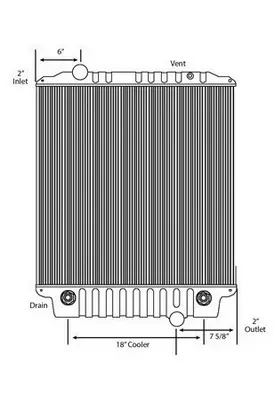 FREIGHTLINER MT45 RADIATOR ASSEMBLY