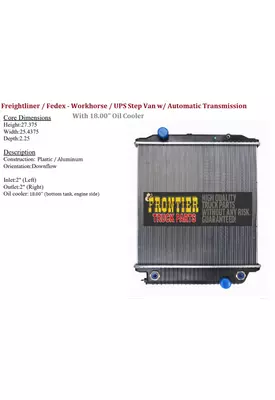 FREIGHTLINER MT55 Radiator