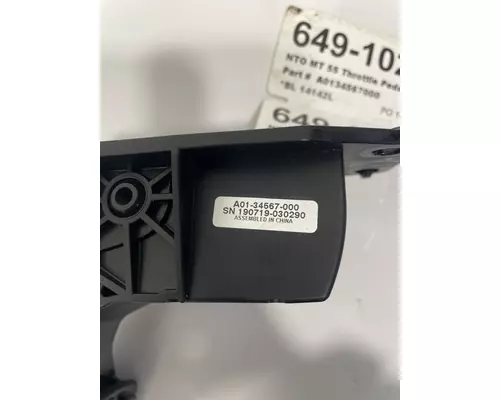 FREIGHTLINER MT55 Throttle Body Assembly