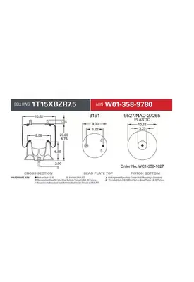 FREIGHTLINER PHEONIX AIR SPRING/AIR BAG