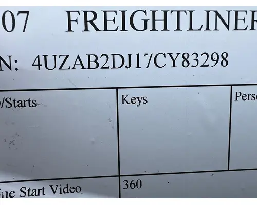 FREIGHTLINER XC Raised Rail Rear Engine Motor Home Chassis Radiator Core Support