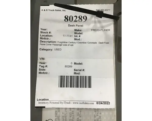 FREIGHTLINER  Dash  Console Switch