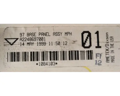 FREIGHTLINER  Instrument Cluster