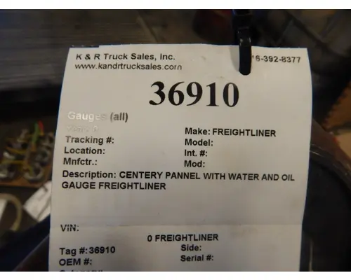 FREIGHTLINER  Instrument Cluster