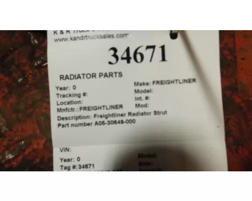 FREIGHTLINER  Radiator Parts