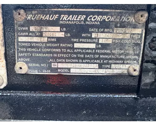 FRUEHAUF DOLLY Trailer