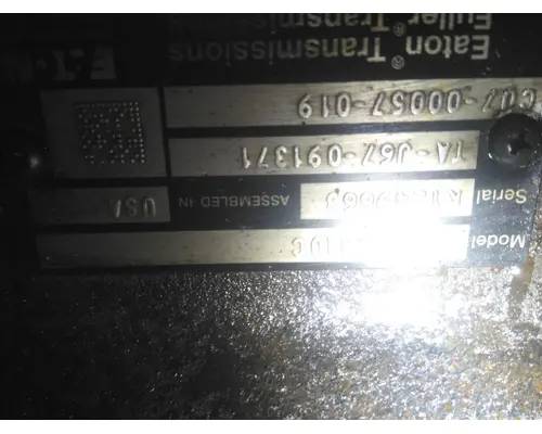 FULLER FAO16810C TRANSMISSION ASSEMBLY