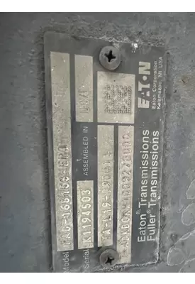 FULLER FAO16810S-EP3 Transmission Assembly