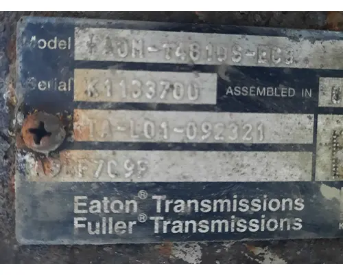 FULLER FAOM14810SEC3 TRANSMISSION ASSEMBLY