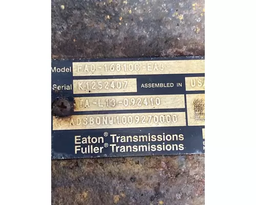 FULLER FAOM15810C-EA3 Transmission Assembly