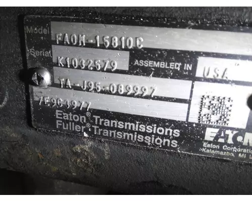 FULLER FAOM15810C TRANSMISSION ASSEMBLY