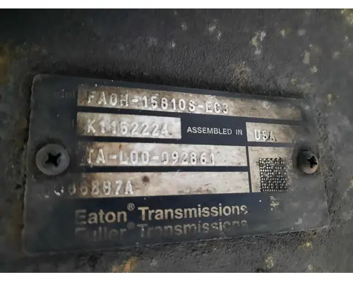 FULLER FAOM15810SEC3 TRANSMISSION ASSEMBLY