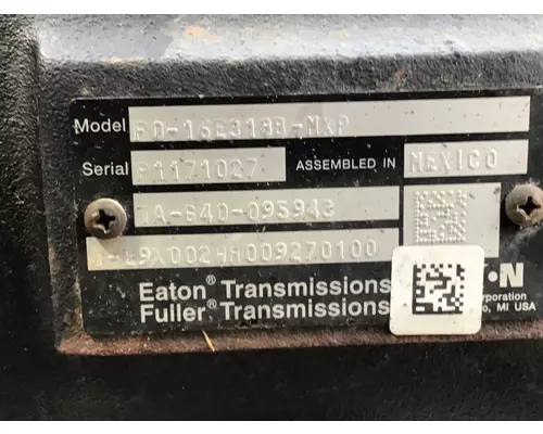 FULLER FO16E318BMXP TRANSMISSION ASSEMBLY