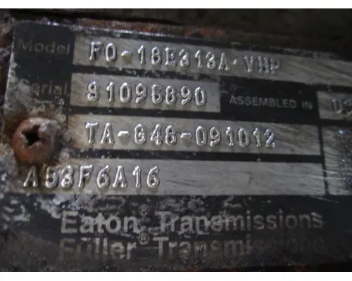 FULLER FO18E313AVHP TRANSMISSION ASSEMBLY
