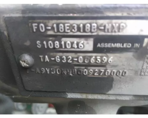 FULLER FO18E318BMXP TRANSMISSION ASSEMBLY