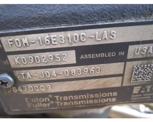 FULLER FOM16E310CLAS TRANSMISSION ASSEMBLY