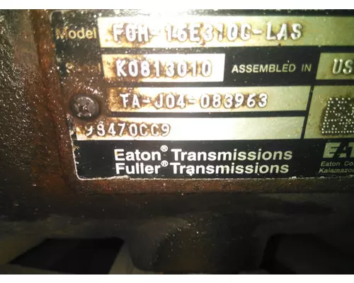 FULLER FOM16E310CLAS TRANSMISSION CONTROL MODULE (TCM)