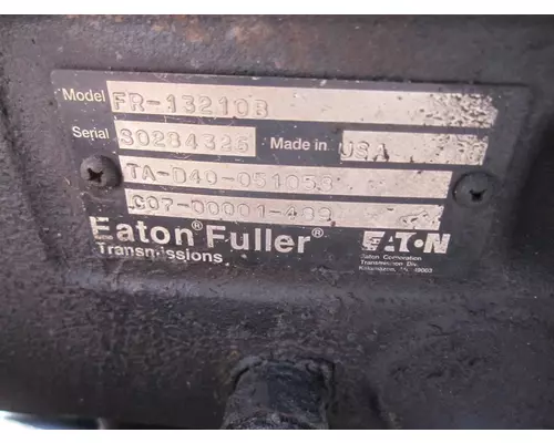 FULLER FR13210B TRANSMISSION ASSEMBLY