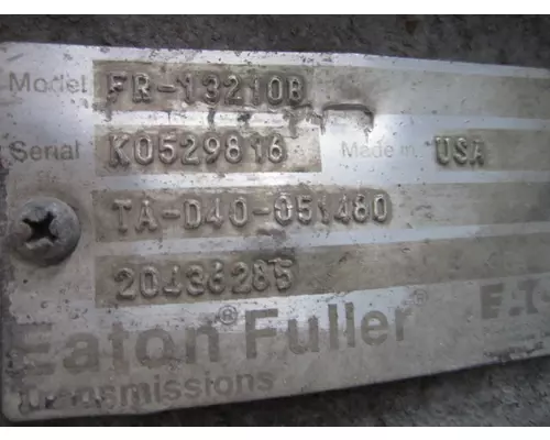 FULLER FR13210B TRANSMISSION ASSEMBLY