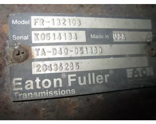 FULLER FR13210B TRANSMISSION ASSEMBLY