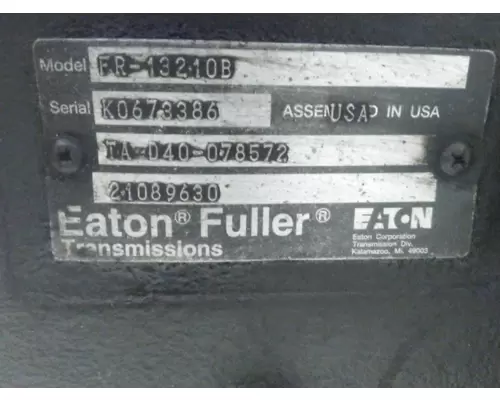 FULLER FR13210B TRANSMISSION ASSEMBLY