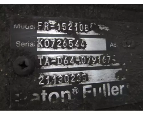 FULLER FR15210BP TRANSMISSION ASSEMBLY