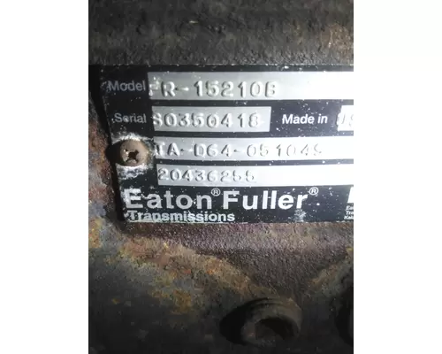 FULLER FR15210B TRANSMISSION ASSEMBLY