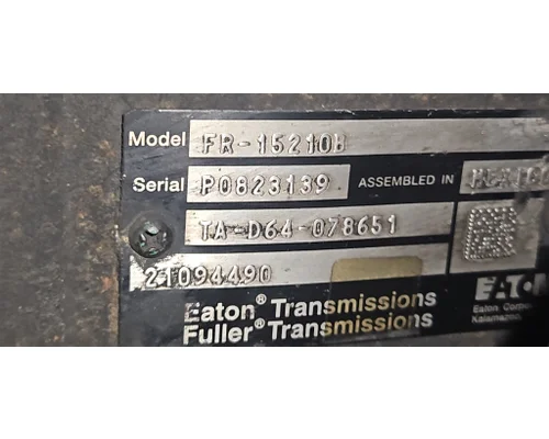 FULLER FR15210B Transmission Assembly