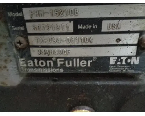 FULLER FR15210B Transmission