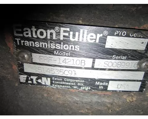 FULLER FRF14210BP TRANSMISSION ASSEMBLY