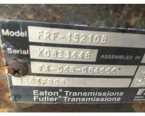 FULLER FRF15210B TRANSMISSION ASSEMBLY