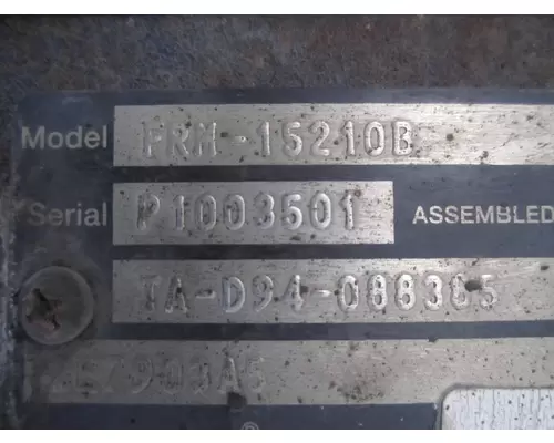 FULLER FRM15210BP TRANSMISSION ASSEMBLY