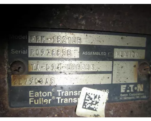 FULLER FRM15210BP TRANSMISSION ASSEMBLY