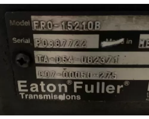 FULLER FRO15210B Transmission Assembly
