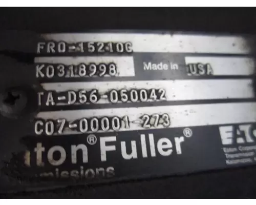 FULLER FRO15210CP TRANSMISSION ASSEMBLY