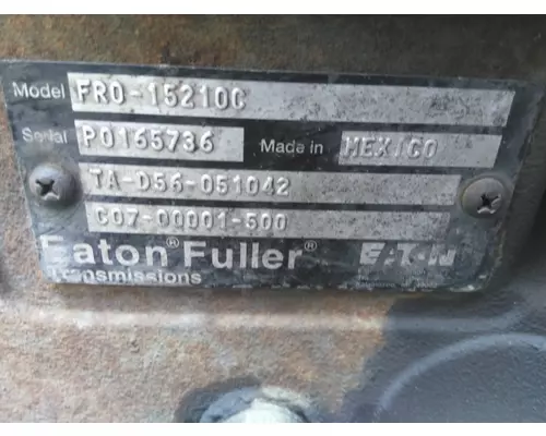 FULLER FRO15210CP TRANSMISSION ASSEMBLY