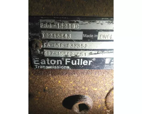 FULLER FRO15210CP TRANSMISSION ASSEMBLY