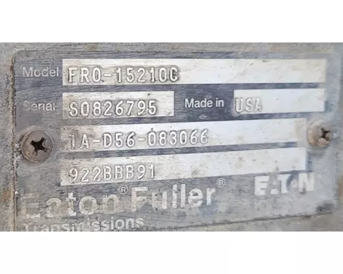 FULLER FRO15210C TransmissionTransaxle Assembly