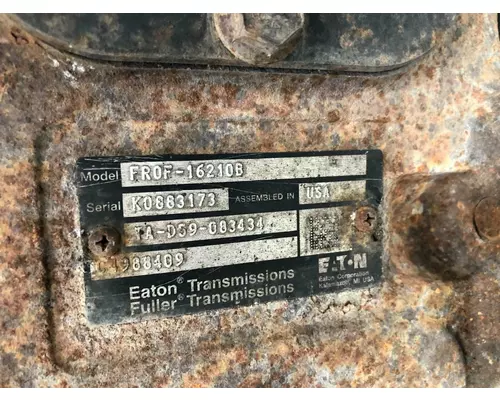 FULLER FRO16210B Transmission