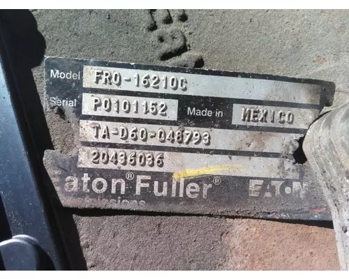 FULLER FRO16210CP TRANSMISSION ASSEMBLY