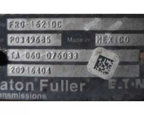FULLER FRO16210CP TRANSMISSION ASSEMBLY
