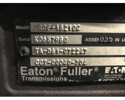 FULLER FRO16210C Transmission