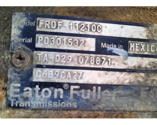 FULLER FROF11210C TRANSMISSION ASSEMBLY
