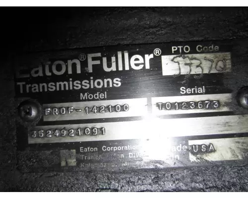 FULLER FROF14210CP TRANSMISSION ASSEMBLY