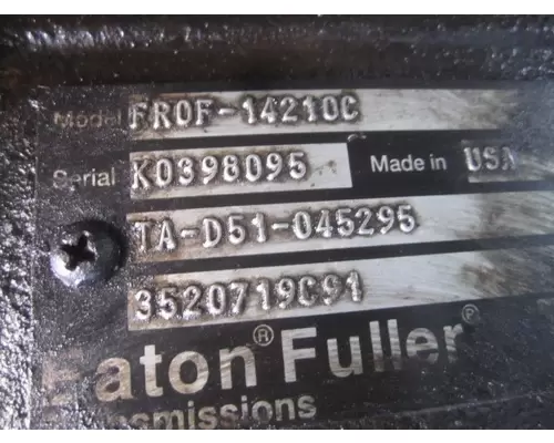 FULLER FROF14210CP TRANSMISSION ASSEMBLY