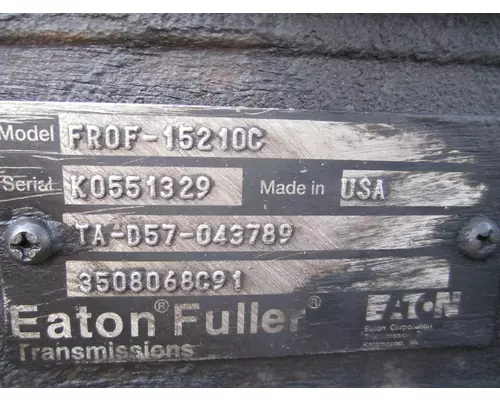 FULLER FROF15210C TRANSMISSION ASSEMBLY