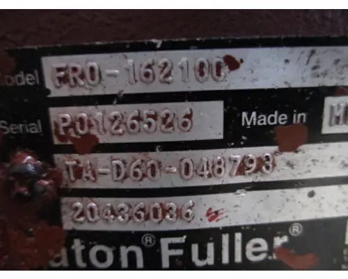 FULLER FROF16210CP TRANSMISSION ASSEMBLY