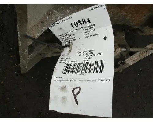 FULLER FS4205B TransmissionTransaxle Assembly